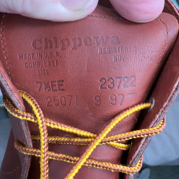 Chippewa Boots 1955 Original Modern Suburban Boots Round Toe Mens 7.5EE 299.99 - Picture 8 of 10